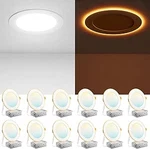 Amico 12 Pack 6 Inch 5CCT Led Recessed Ceiling Light With Night. Fixed Price $87.99.