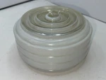 1940S Vintage Kitchen Ceiling Light Fixture Frosted Milk Glass Shade Very Nice B. Fixed Price $24.95.