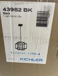 Kichler Lighting 43982BK Taubert - Pendant 13 Inches Tall By 12. Fixed Price $100.00.