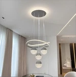 Modern Led Chandeliers, Dimmable 3-COLOR Kitchen Island Pendant Light For Dining. Fixed Price $116.99.