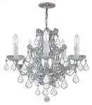 Crystorama 4405-CH-CL-SAQ Maria Theresa 6-LIGHT Swarovski Spectra Crystal Mini. Fixed Price $1314.00.