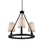 Murray Feiss Lighting 3-LIGHT Lismore Chandelier F2921/3ORB. Fixed Price $119.99.