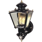 Heath Zenith Black Activated/dusk-to- Incandescent Outdoor Wall Light Fixture. Fixed Price $46.50.