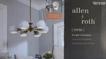 Allen + Roth Dystra 6 Light Soft Gold Transitional Chandelier (B10107). Fixed Price $149.95.