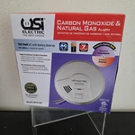 Usi Electric MCN108 Carbon Monoxide Natural Gas Alarm Detector Wired W/ Backup. Fixed Price $49.99.