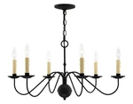 Livex Lighting 4450 Black Heritage 6-LIGHT 1 Tier Chandelier. Fixed Price $299.96.