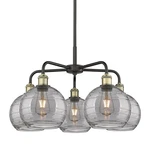Innovations Lighting 516-5CR 15 26 Athens Deco Swirl Chandelier Black Antique. Fixed Price $749.76.