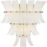 Crystorama ABI-2002-AG-WH Abigail Bath Sconce Wall Light In White. Fixed Price $550.00.