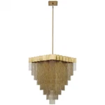 Bloomfield Oval Chandelier 18 Light-antique Brush Gold Finish Eurofase Lighting. Fixed Price $3475.00.