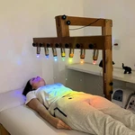 Crystal Light Bed Biophotons Chromotherapy Color Radionic Reiki Healing. Fixed Price $2200.00.