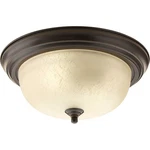 Progress Lighting P3925-EUL Bronze 13-1/4" Two Flush Mount Ceiling Fixture. Fixed Price $46.38.