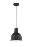 Millennium Lighting Serieslight Cord Hung 11" Deep Bowl Black Pendant S7. Fixed Price $70.00.