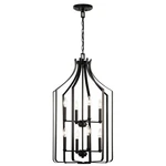 Farmhouse Eight Light Chandelier-olde Bronze Finish. Fixed Price $427.95.