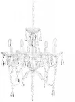 Tadpoles 5 Bulb Chandelier, White Diamond. Fixed Price $65.00.