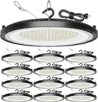 12 Pack High Bay Led Shop Lights - 200W Super Bright Waterproof Ufo. Fixed Price $758.31.