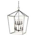 Trans Globe Lacey 19" Light Indoor Pendant, Polished Chrome - 10268PC. Fixed Price $429.99.