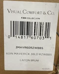 Visual Comfort 3MAVR60RZWBBS Maverick Blade 60" Ceiling Fan W/ Remote - *read*. Fixed Price $599.99.