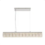 Home Decorators Keighley 36 Integrated Led Chrome Linear Chandelier Crystal. Fixed Price $100.00.