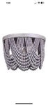 Canarm Solana 3-LIGHT Chandelier Grey With Real Wood Beads Boho Ceiling. Fixed Price $48.00.