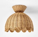 Woven Flush Mount Ceiling Light - Threshold Designed With Studio Mcgee. Fixed Price $149.00.
