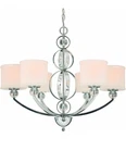 Golden Lighting Model# 1030-6 "cerchi" CHANDELIER-6. Fixed Price $325.00.