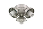 New H3BS-L Monte Carlo Light Fitter Brushed Steel Ceiling Fan Fixture. Fixed Price $39.95.