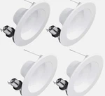 (4) Hyperikon 5-6 " Recessed Lighting 14W=75W Retrofit Dimmable Downlight. Fixed Price $24.75.