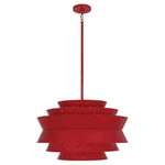 Robert Abbey Pierce Light Pendant, Ruby Red Gloss - RR983. Fixed Price $1679.20.