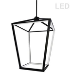 Dainolite Cage 12 Light 17" Chandelier, Matte Black/white CAG-2664C-MB. Fixed Price $398.40.