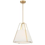 Crystorama Fulton 3 Light Pendant, Antique Gold FUL-904-GA. Fixed Price $650.00.