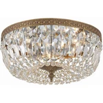 Crystorama 714-OB-CL-MWP Waltham Flush Mount Olde Brass. Fixed Price $498.00.