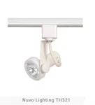 Satco TH321 Nuvo Light Track Head Gimbal Ring MR16 White GU10 120V. Fixed Price $9.99.