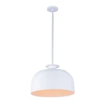 Kalco Lighting Gabardine 18" Mini Pendant, Matte White - 520256MW. Fixed Price $746.00.