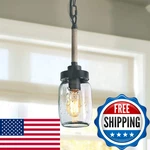 Log Barn Mason Jar Lights Farmhouse Mini Chandelier For Kitchen Island Metal. Fixed Price $86.19.