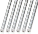 Barrina 8FT Led Shop Lights Fixture, T8 72W 9000LM 5000K, Daylight White, Clear. Fixed Price $237.92.