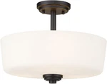 Light Semi Flush Mount 220SF3, Bronze. Fixed Price $189.99.
