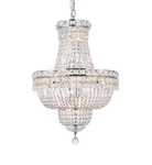 Elegant Lighting V2528D18/RC Tranquil 12 18"W Crystal - Chrome. Fixed Price $786.00.