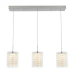 Artika Crystal Cube 13-WATT Light Chrome Modern Led Pendant Fixture. Fixed Price $129.99.