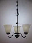 Volume Lighting Hammond 3-LIGHT Antique Bronze Interior Chandelier V2263-79. Fixed Price $47.45.