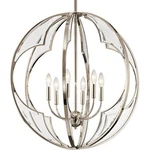 Kichler 43097 Nickel Montavello 6-LIGHT 26"W Single Pendant. Fixed Price $411.76.