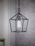 Home Decorators Weyburn 1-LIGHT Bronze Farmhouse Mini Pendant Caged Shade. Fixed Price $17.95.