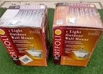 Portfolio Outdoor Exterior Light Wall Mount Pewter Finish Glass Globe Set Of 10. Fixed Price $188.22.