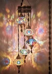 Demmex Swag Plug Light, Turkish Moroccan Colorful Mosaic Stained Glass Wal.... Fixed Price $269.93.