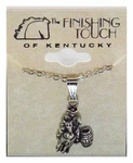 Finishing Touch Barrel Racer Fashion Necklace - Silver 1". Fixed Price $15.49.