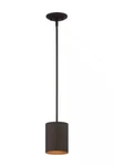 Volume Lighting Antique Bronze Indoor/outdoor Mini Cylindrical Pendant -used. Fixed Price $39.99.