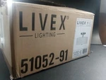 Semi-flush Mount 11 Livex Lighting 51052-91-TWO Modern Brushed Nickel. Fixed Price $85.00.