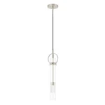Justice Design Chloe Led Tall Pendant, Clear/brushed Nickel FSN-4121-CLER-NCKL. Fixed Price $148.80.