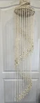 Vtg 62" Hanging Beach Sea Shell Wind Chime Mobile Boho 70'S Chandelier Ceiling. Fixed Price $49.99.