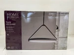 Home Decorators Townly 1-LIGHT Black Led Pendant With Open Metal Ring Shade. Fixed Price $35.33.