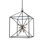 Trans Globe Lighting 10809-BN/BK Donovan Pendant Brushed Nickel And Black. Fixed Price $427.31.